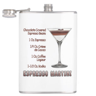 Flasques Espresso Martini Cocktail Recette Art