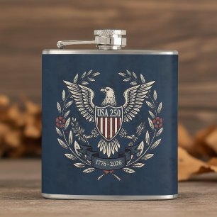 Flasques États-Unis 250 Aigle patriotique motif héritage ma