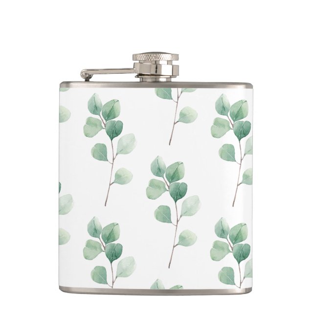 Flasques Eucalyptus Motif vert (Devant)