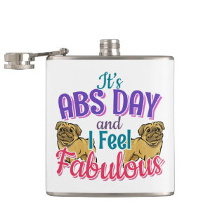 Flasques Exercice Abs Day Core - Amoureux des chiens Carlin