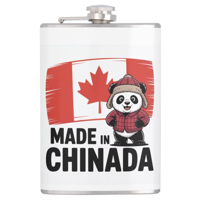 Flasques Fabriqué en Chinada Panda - Chinois Canadien (Devant)