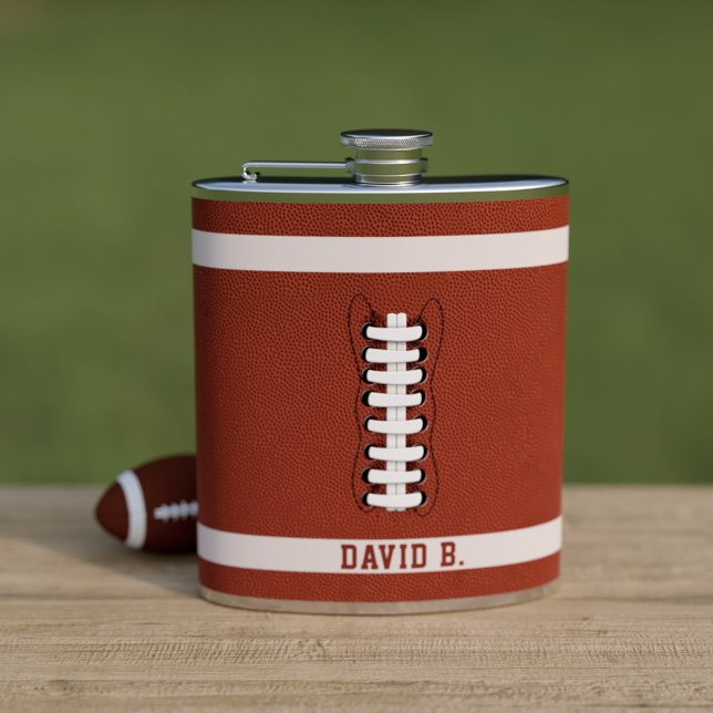 Flasques Fan de football américain nom Tailgate Party Flask (A fun flask inspired by a football. Makes a great gift for your football mad dad)