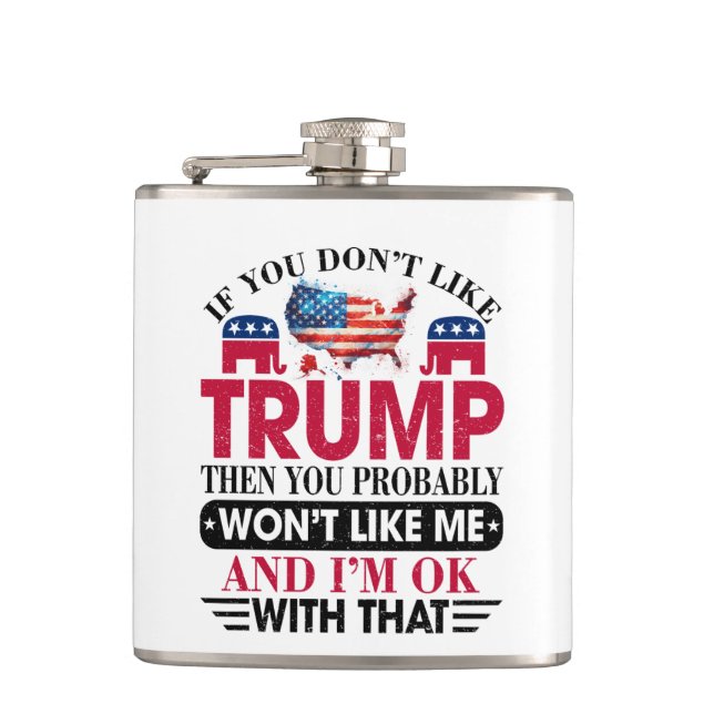 Flasques Fantaisie de soutien Trump (Devant)