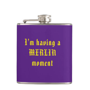 Flasques Fantaisie sorcière Vinyl Wrapped Flask