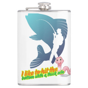 Flasques Fantastique chemise de pêche - J'aime frapper le f