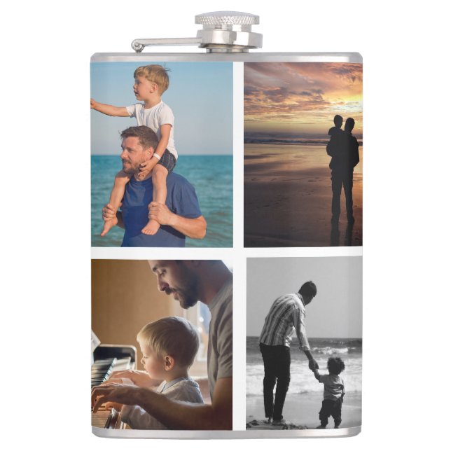 Flasques Father’s Day Gift for Dad | Custom Photo (Devant)