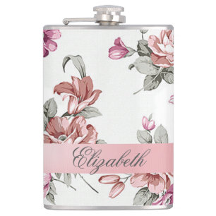 Flasques Féminin Chic Vintage Fleurs-Personnalisé