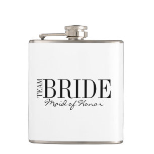 Flasques Femme de l'équipe Maid of Honor Bridal Party Flask