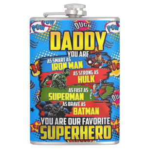 Flasques Fête des pères - Superdad