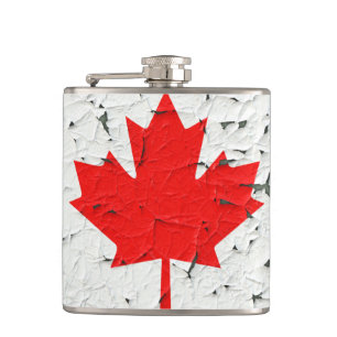 Flasques Feuille d'érable rouge du Canada Peinture