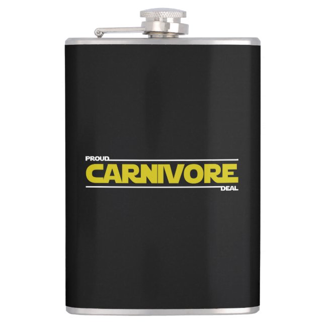 Flasques Fier Carnivore. Deal. (Devant)