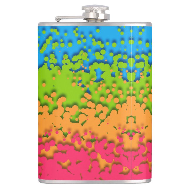 Flasques Fière de Groovy Rétro Bubbly Trippy Funky Panroman (Devant)
