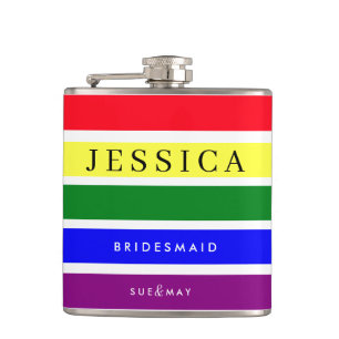 Flasques Fierté Mariage Bridesmaid Hip Flask   LGBTQ person