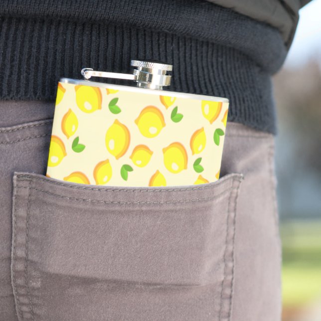 Flasques Fiole de citron (En situation)