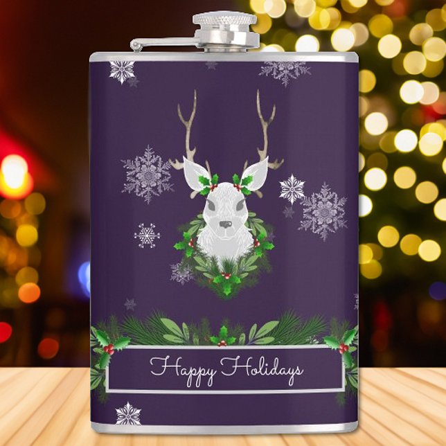 Flasques Fiole de rennes pourpre (Purple Reindeer Flask)