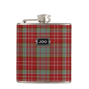 Flasques Fiole de tartan monogramme de clan Ogilvie