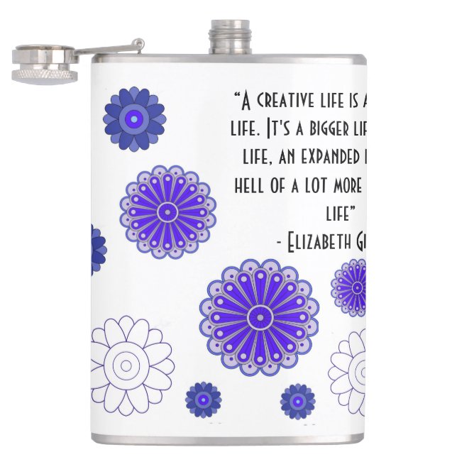 Flasques Fiole enveloppée de vinyle (Ouvert)