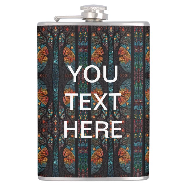 Flasques Fiole enveloppée de vinyle (Devant)