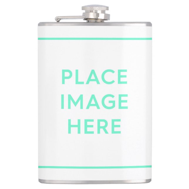 Flasques Fiole enveloppée de vinyle (Devant)