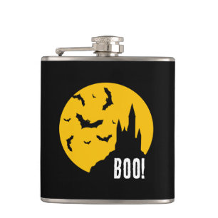 Flasques Fiole Haunée Halloween Château Vinyl Enveloppé Fla