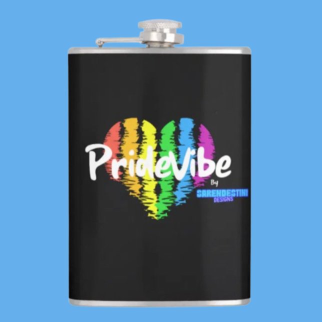 Flasques Fiole Vibrant PrideVibe : Transportez la Fierté av (Créateur téléchargé)
