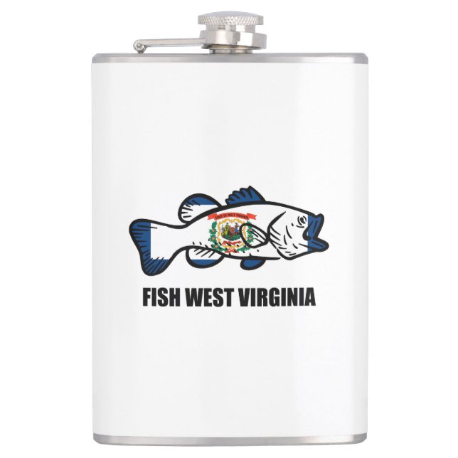 Flasques Fish West Virginia (Devant)