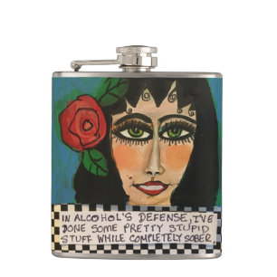 Flasques Flacon-Dans la défense de l'alcool