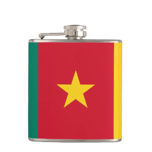 Flasques Flamme patriotique avec Drapeau du Cameroun