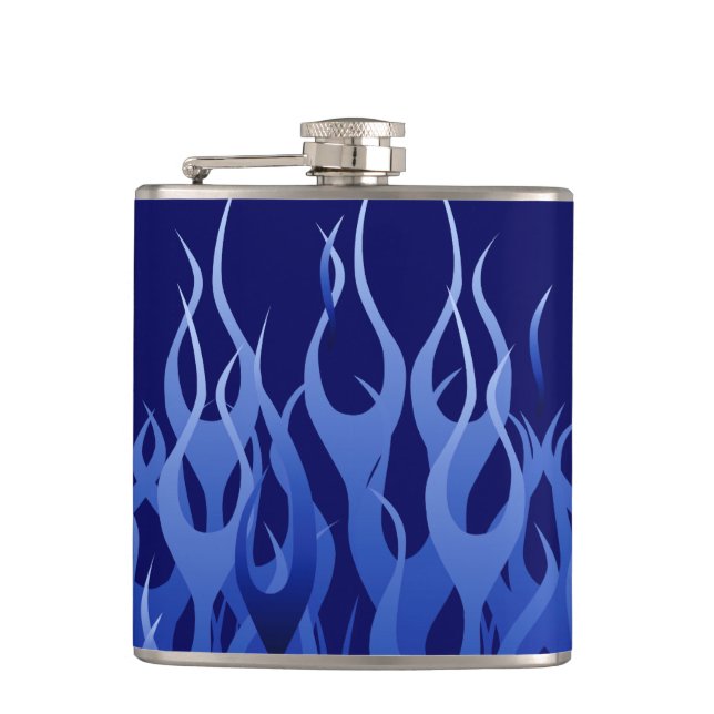 Flasques Flammes cool Blue Racing (Devant)