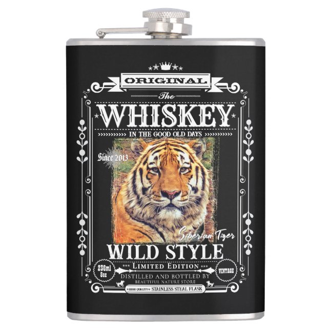 Flasques FLASK_Siberian Tiger (Devant)