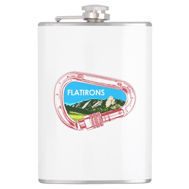 Flasques Flatirons Escalade Carabiner (Devant)
