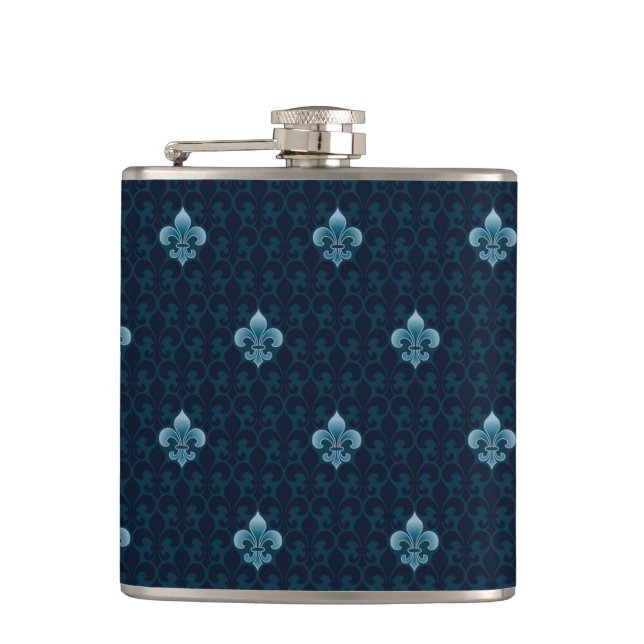 Flasques Fleur De Lis Pattern (Devant)