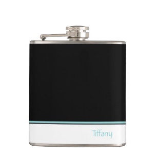 Flasques Fleur de lis Turquoise