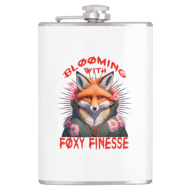 Flasques Fleur Fox Mode esthétique (Devant)