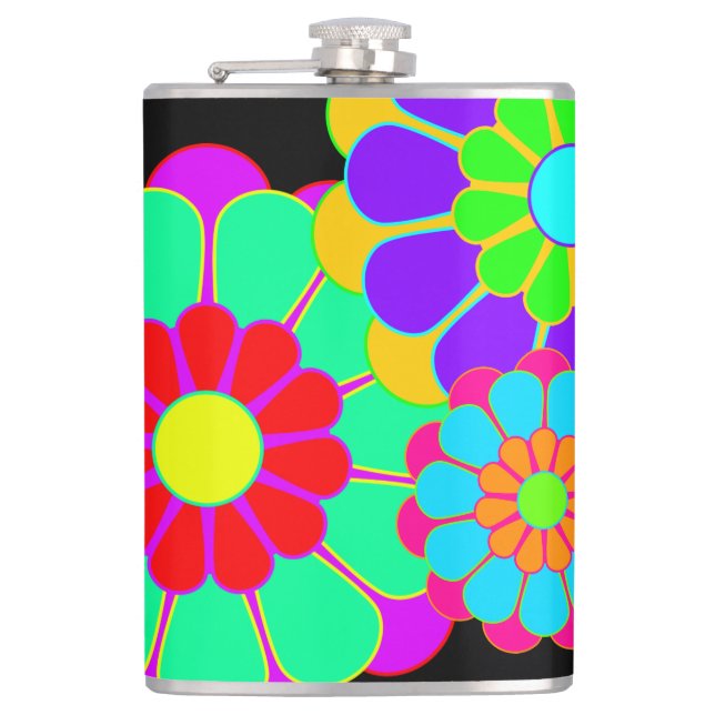 Flasques Fleur Funky Power Bloom I II III + votre idée (Devant)