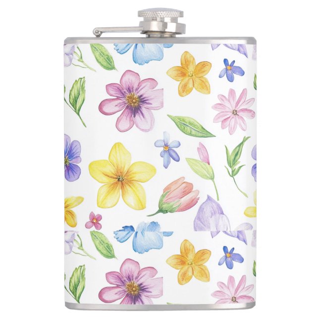 Flasques Fleurs Floral Pattern Sublimation-95651 (Devant)