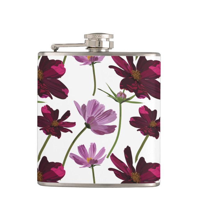Flasques Fleurs roses motifs (Devant)