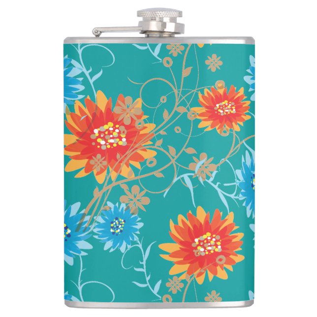 Flasques Flora motifs (Devant)