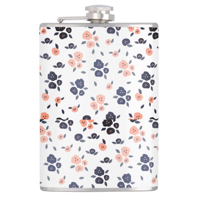 Flasques Floral Girly Joli Design Country Pour Elle (Devant)