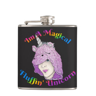 Flasques Fluffin Magique Fluffin Unicorne Vinyl Emballé Fla