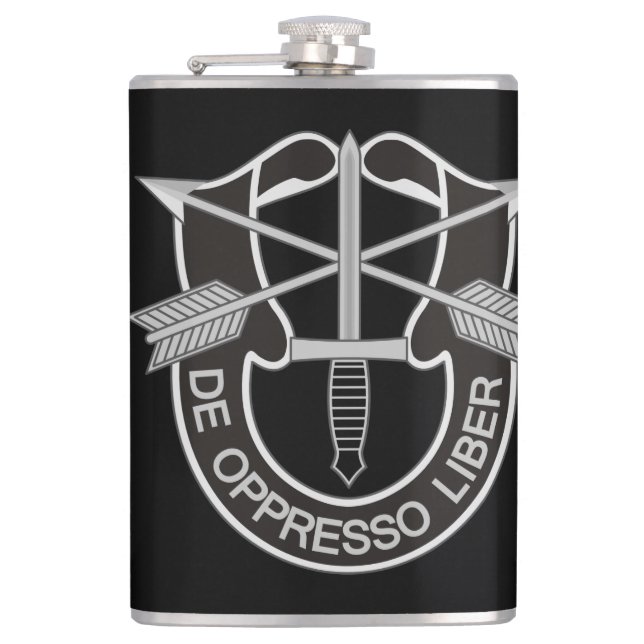 Flasques Forces spéciales SF De Oppresso Liber (Devant)