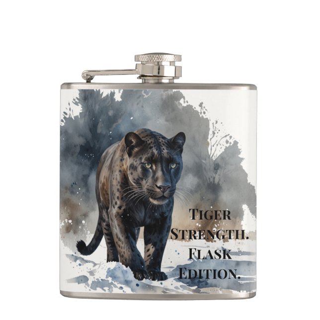 Flasques Forest Animals Tiger Strength Flask (Devant)