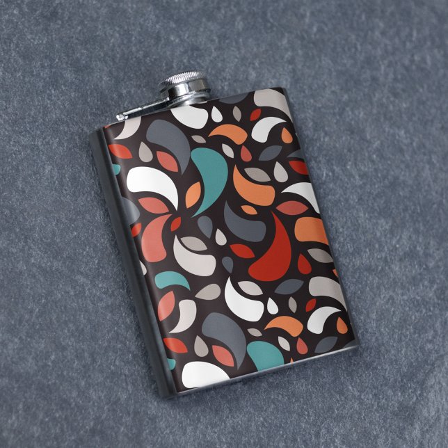 Flasques Forme géométrique minimale Abstraite (geometric shapes flask)