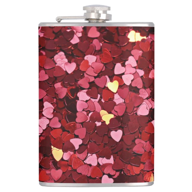 Flasques Formes cardiaques Texture-20622 (Devant)