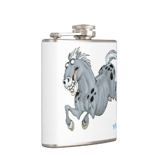 Flasques Fou Cartographie Horse Hip Flask