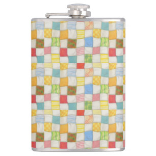 Flasques Fou Quilt Enveloppé Flacé