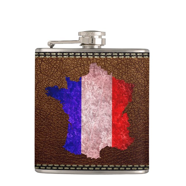 Flasques France Flag and Map (Devant)