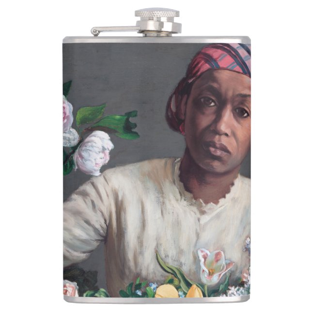 Flasques Frédéric Bazille - Jeune femme aux pivoines (Devant)