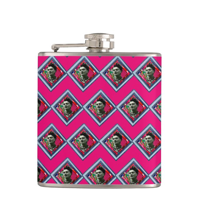 Flasques Frida Kahlo Retro Denim Diamond (Devant)