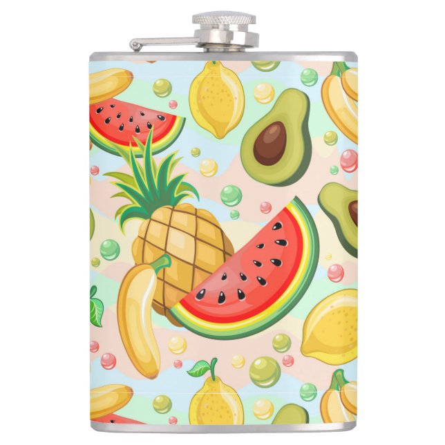 Flasques Fruits d'été frais Motif (Devant)
